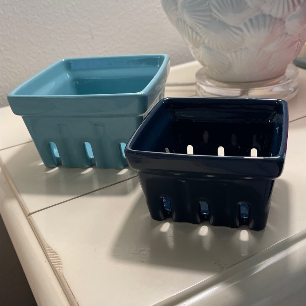 Katie Kime berry bowls baskets in porcelain